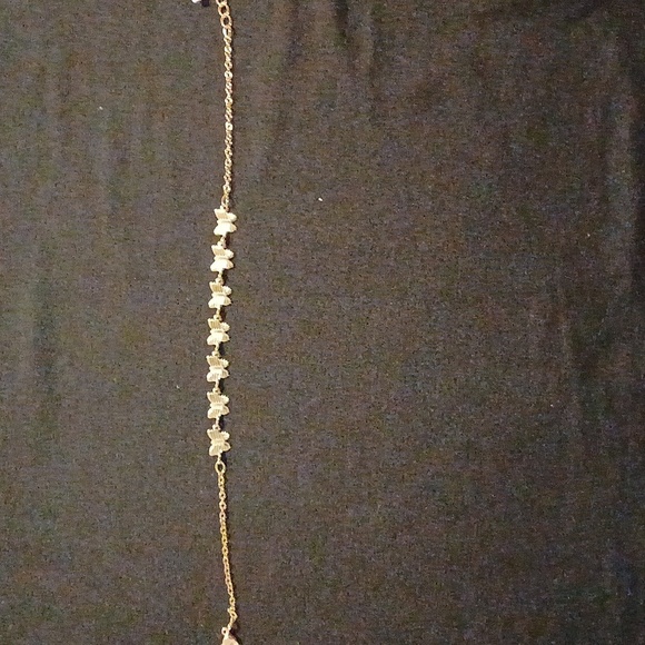 Gold Butterfly Chain Bracelet - Picture 2 of 4